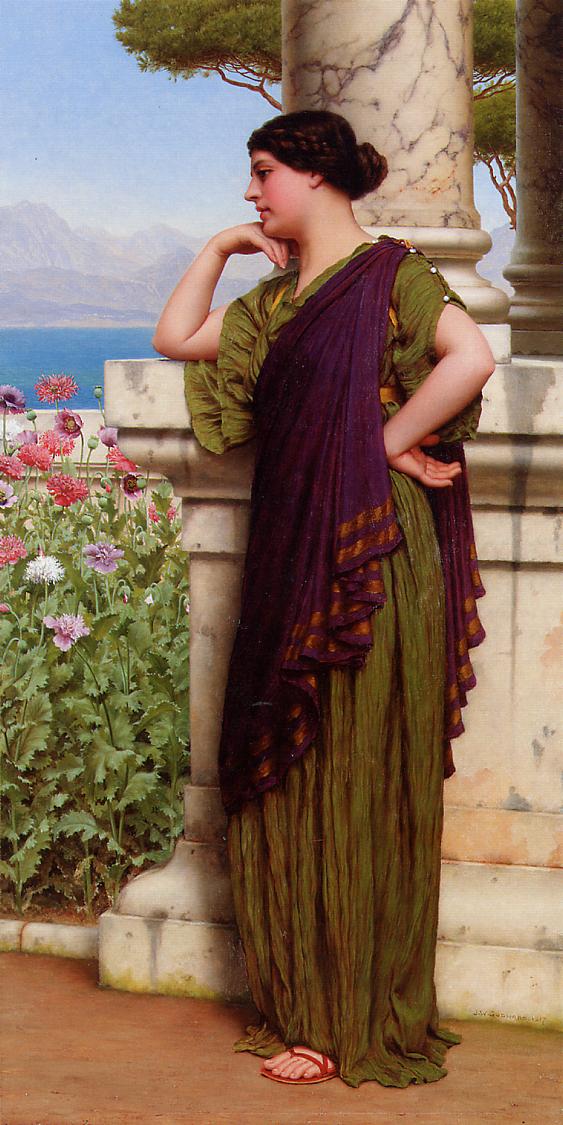 Pensamientos tiernos – John William Godward John William Godward mx.artemisreproduction.com