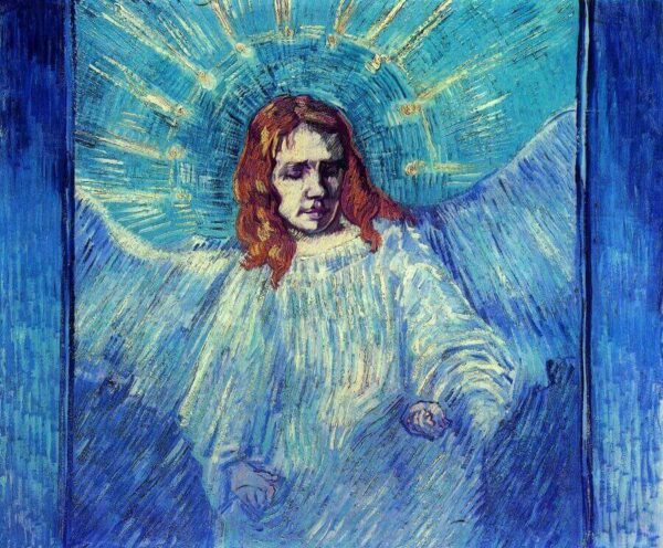 El ángel (según Rembrandt) – Van Gogh Vincent Van Gogh mx.artemisreproduction.com