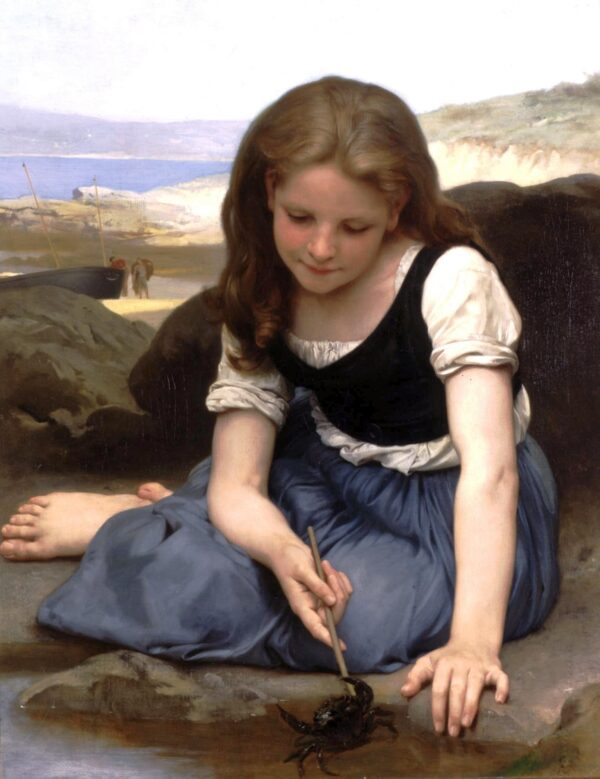 El cangrejo – William Bouguereau William Bouguereau mx.artemisreproduction.com