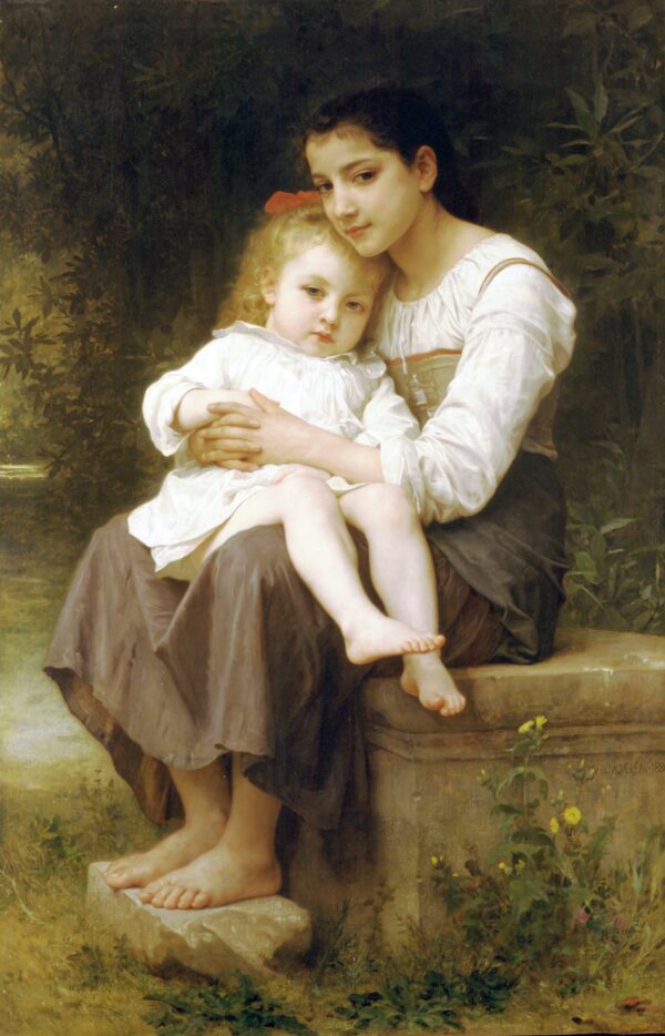 La hermana mayor – William Bouguereau William Bouguereau mx.artemisreproduction.com