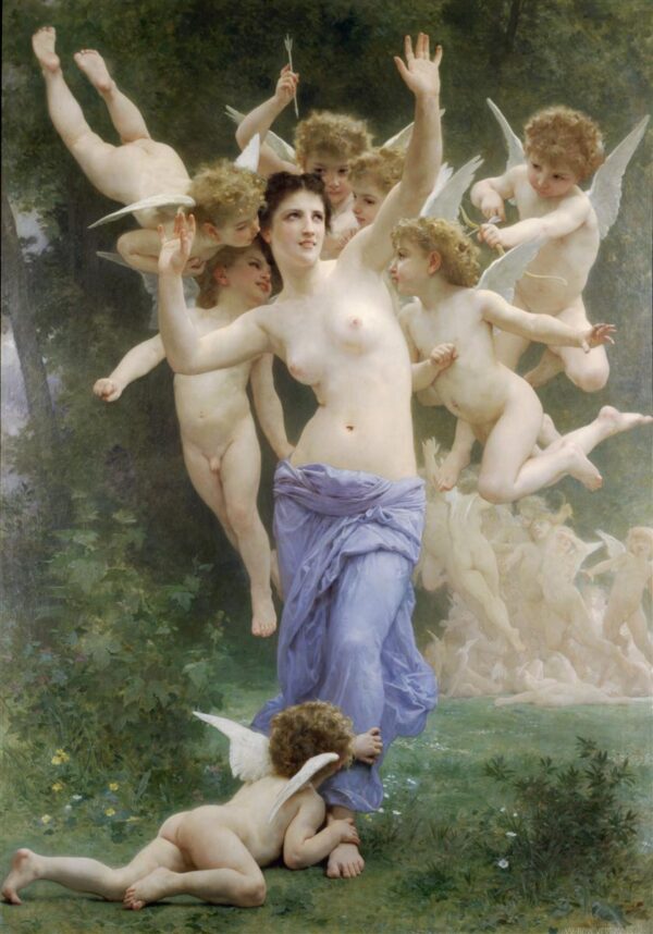 El despertar del corazón – William Bouguereau William Bouguereau mx.artemisreproduction.com