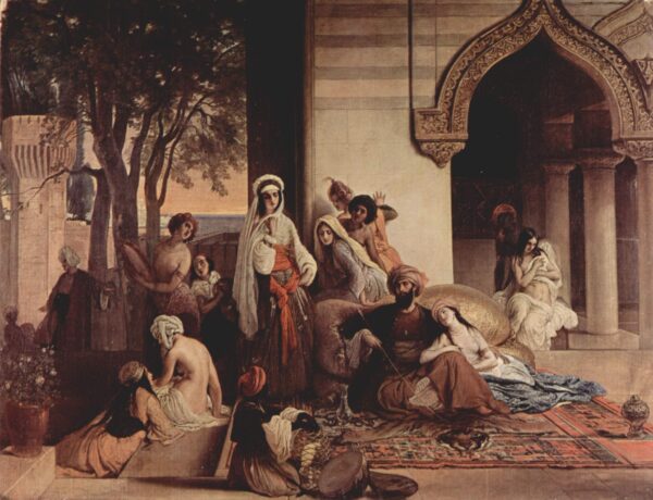 El nuevo favorito (Escena de harén) – Francesco Hayez Francesco Hayez mx.artemisreproduction.com