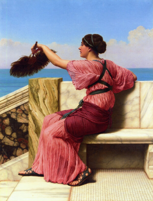 La señal – John William Godward John William Godward mx.artemisreproduction.com