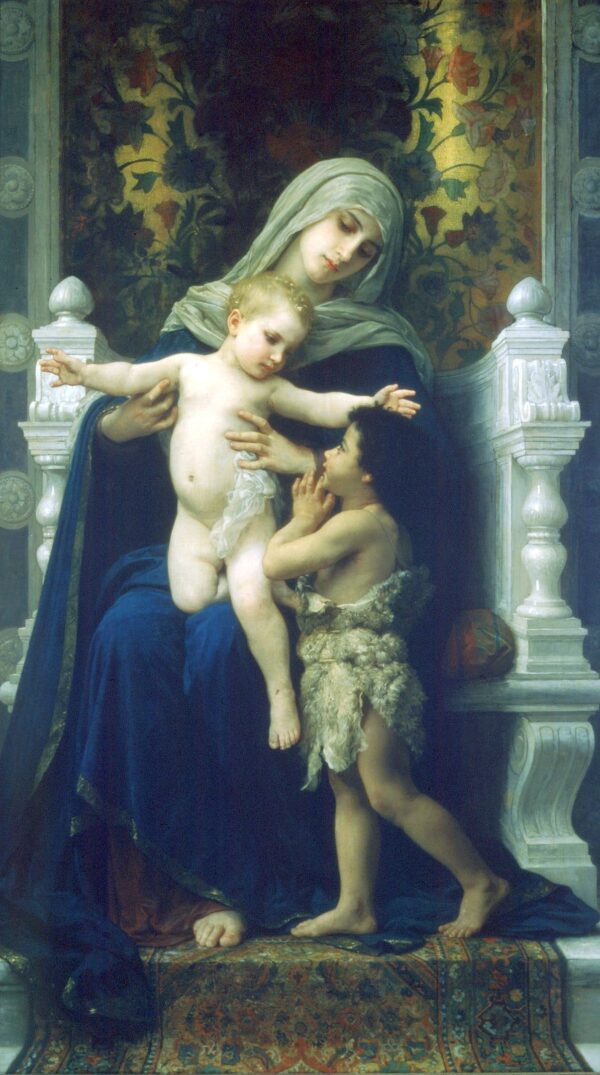 La Virgen, Jesús y San Juan Bautista – William Bouguereau William Bouguereau mx.artemisreproduction.com