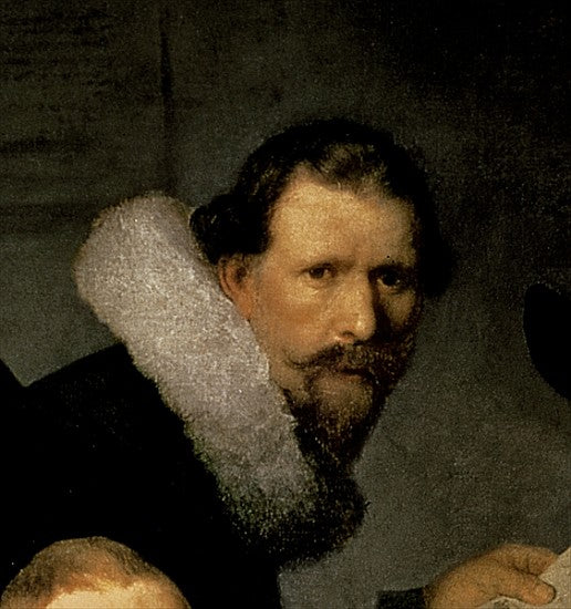 La lección de anatomía del Dr. Nicolaes Tulp, 1632 (detalle de 7543) – Rembrandt van Rijn Rembrandt van Rijn mx.artemisreproduction.com