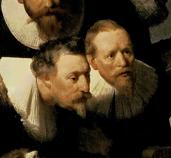 La lección de anatomía del Dr. Nicolaes Tulp, 1632 (detalle 7543) – Rembrandt van Rijn Rembrandt van Rijn mx.artemisreproduction.com