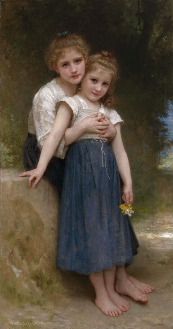 Dos hermanas – William Bouguereau William Bouguereau mx.artemisreproduction.com