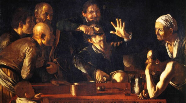 La extracción del diente – Caravaggio Caravaggio mx.artemisreproduction.com