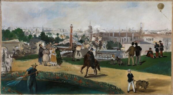 Una vista de la Exposición Universal de 1867 en París – Edouard Manet Édouard Manet mx.artemisreproduction.com