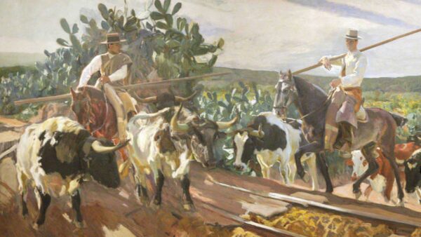 Vista de España: Andalucía, Encierro – Sorolla Joaquín Sorolla mx.artemisreproduction.com