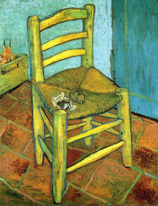 Silla de Vincent con una pipa – Van Gogh Vincent Van Gogh mx.artemisreproduction.com