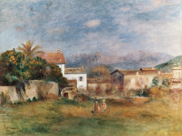 Vista cerca de Cagnes – Pierre-Auguste Renoir Pierre-Auguste Renoir mx.artemisreproduction.com