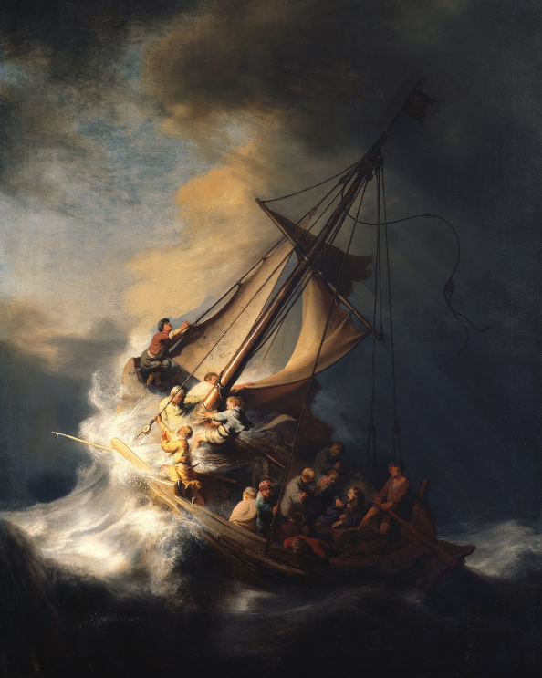 Cristo en la tempestad sobre el mar de Galilea – Rembrandt van Rijn Cuadros Populares mx.artemisreproduction.com