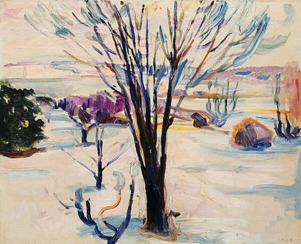 Paisaje de invierno en Jeløya – Edvard Munch Edvard Munch mx.artemisreproduction.com