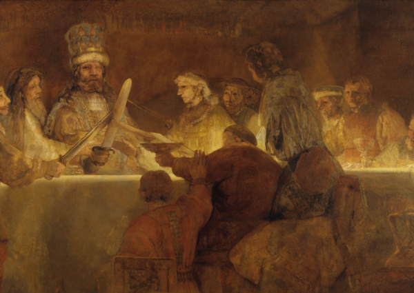 La conjuración de Claudio Civilis – Rembrandt van Rijn Rembrandt van Rijn mx.artemisreproduction.com