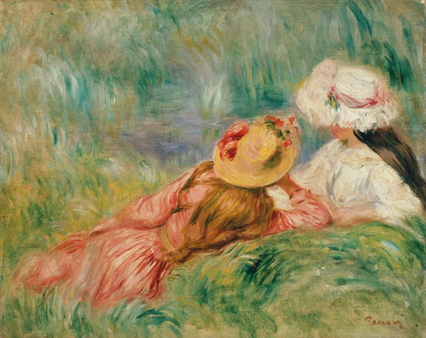 Chicas jóvenes en el agua – Pierre-Auguste Renoir Pierre-Auguste Renoir mx.artemisreproduction.com