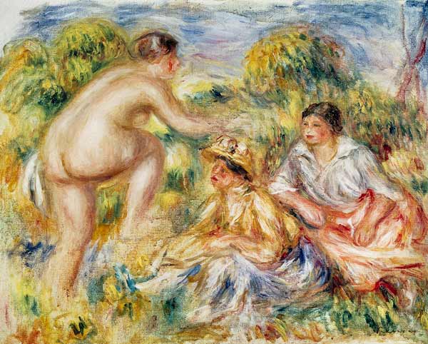 Chicas jóvenes en el campo – Pierre-Auguste Renoir Pierre-Auguste Renoir mx.artemisreproduction.com